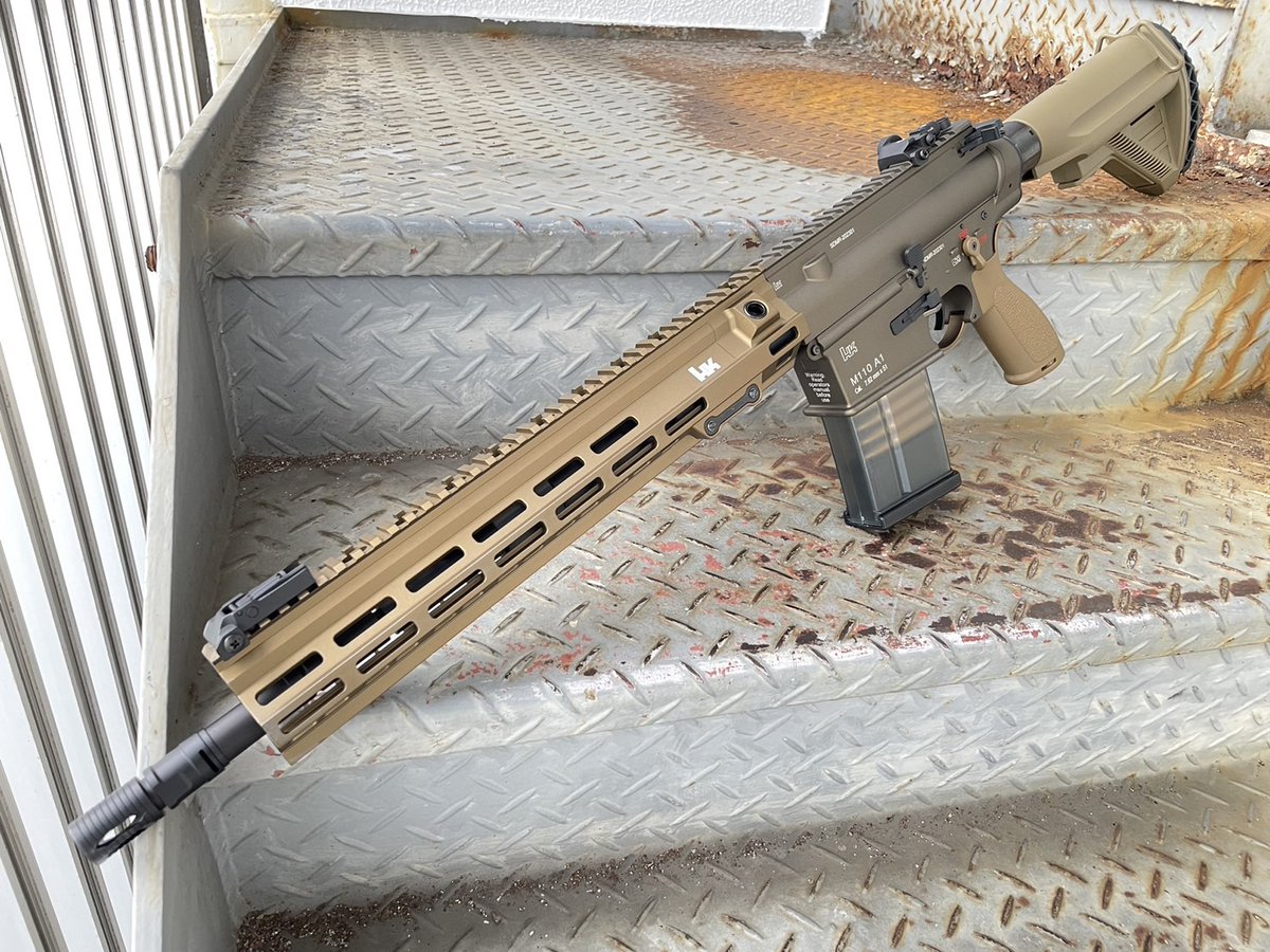 kinwa__official's tweet photo. ー新製品情報ー
E&C社製 203E M110A1 SDMR 電子トリガー搭載電動ガン BK/DE 入荷
香港 E&C社製より独 H&K社の「#M110A1 #SDMR」を発射モード切替機能付き電子トリガー搭載 #電動ガン で再現
肉抜き加工とM-LOKによりフロントヘビーにならず、重量バランスも👌
H&K社最新モデル🇩🇪
#サバゲー https://t.co/F5QmRblXE8