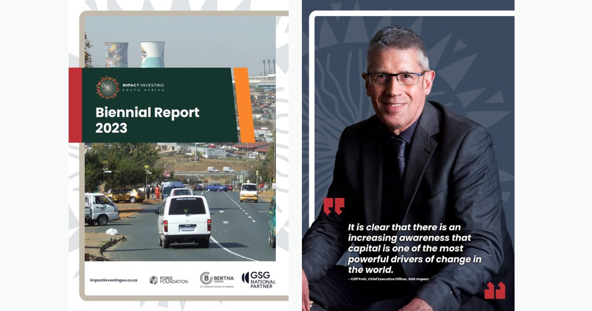 GSG Impact (@gsgimpact) on Twitter photo South Africa’s #impactinvesting landscape faces many challenges. 🚧 High unemployment rates and slow #economicgrowth 📉 are just a few. However, the 2023 Biennial Report by <a href="/impinvSA/">Impact Investing South Africa</a>, our National Partner, reveals significant growth. (1/2) ⬇️ South Africa’s #impactinvesting landscape faces many challenges. 🚧 High unemployment rates and slow #economicgrowth 📉 are just a few. However, the 2023 Biennial Report by <a href="/impinvSA/">Impact Investing South Africa</a>, our National Partner, reveals significant growth. (1/2) ⬇️