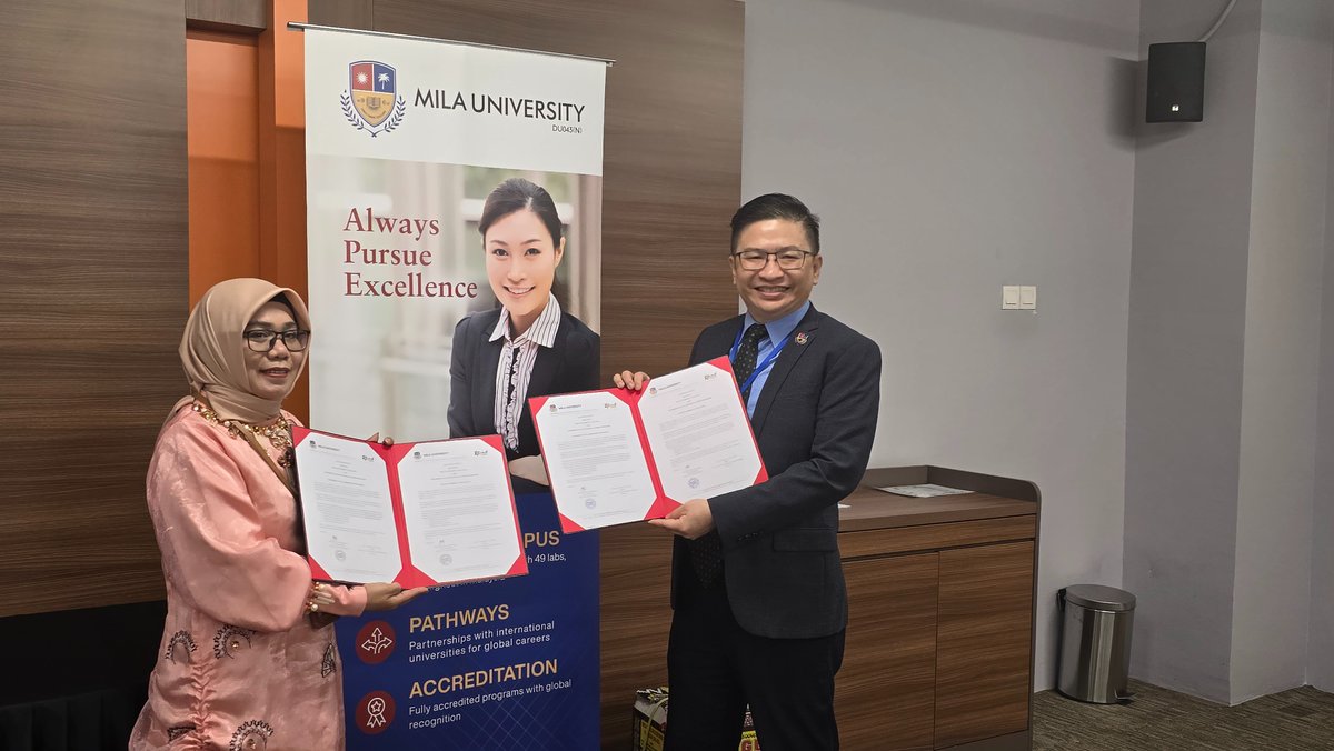 We are thrilled to announce the successful signing of a Letter of Intent (LOI) with Universitas Islam Negeri Alauddin Makassar, Indonesia, marking a major step in our international collaboration efforts. 

#MilaUniversity #UniversitasIslamNegeriAlauddin