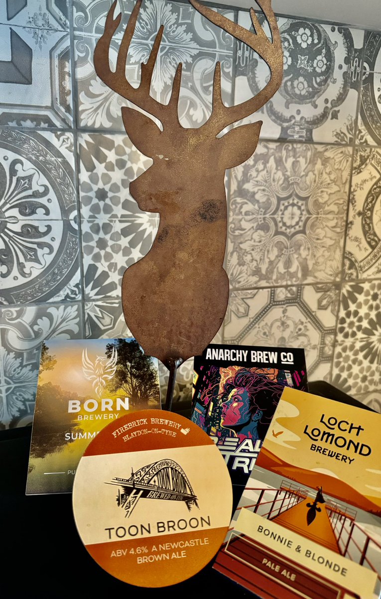 R E A L • A L E

<a href="/firebrickbrew/">Firebrick Brewery</a> Toon Broon 4.6% Brown ale. 
<a href="/LochLomondBrew/">Loch Lomond Brewery</a> Bonnie &amp; Blonde Pale ale. 
<a href="/AnarchyBrewCo/">Anarchy Brew Co</a> Reality Trip 5% NZ IPA. 
<a href="/BornBrewery/">BornBrewery</a> Summer Ale 4.5% Pale ale. 

Cheers!🍻