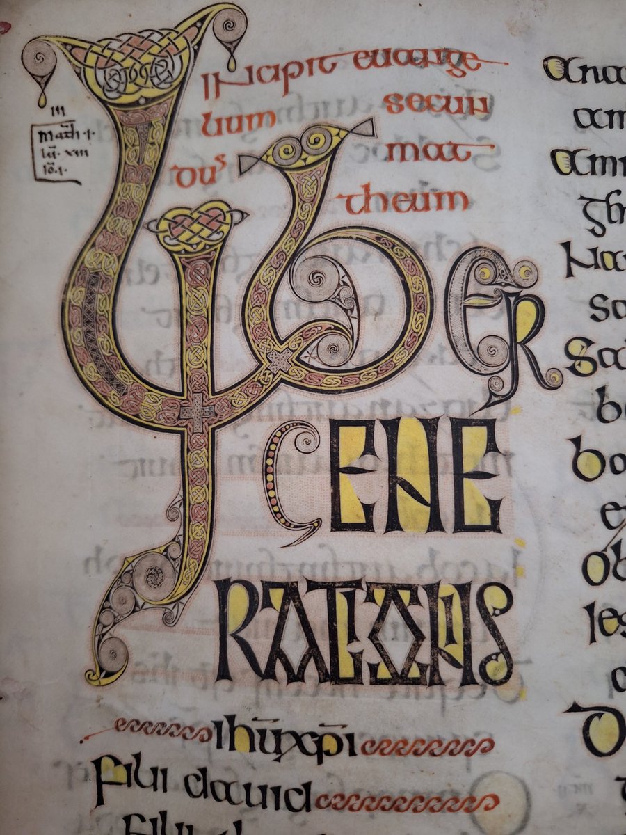 MaxenceHermant's tweet photo. Retour de restauration des extraordinaires Evangiles d'Echternach @laBnF. Chef-d'œuvre de l'enluminure irlandaise de la fin du 7e siecle https://t.co/mJpeI7cHyp