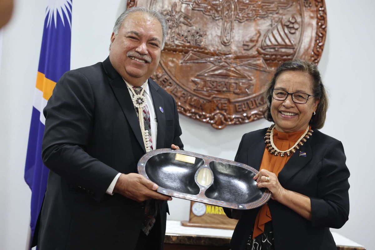 ForumSEC's tweet photo. #ForumWomenLeaders
The 3rd Pacific Forum #WomenLeaders Meeting gets underway tomorrow, topping a week of #gender talks in #RMI- SG Waqa notes challenges, says working together is the only way forward for #genderequality and Ocean of Peace. See  https://t.co/SCEMhEuQgJ 
#PLGED https://t.co/D0rbpMDpgO