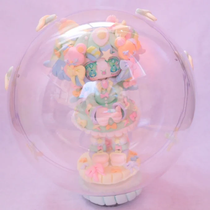 球体型フィギュア撮るの難しい〜!