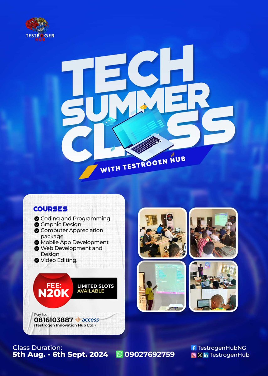 TestrogenHub's tweet image. Package for young people of Ebonyi State this long vacation period.

#thinksolutions