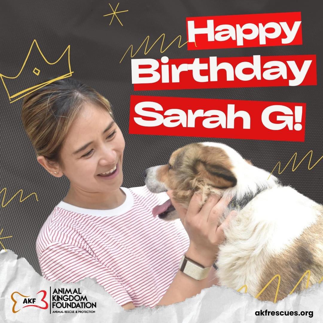 AKFanimalrescue's tweet photo. 🎉𝐇𝐚𝐩𝐩𝐲 𝐁𝐢𝐫𝐭𝐡𝐝𝐚𝐲, @JustSarahG !🎉

Today, we celebrate not just a phenomenal artist, but a wonderful human being with a 𝐡𝐞𝐚𝐫𝐭 𝐨𝐟 𝐠𝐨𝐥𝐝.🌟

Thank you for being an amazing advocate and for making the world a better place for both people and animals 🥰 https://t.co/6fCPz9M3dv