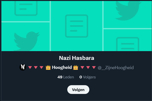 Barbes_NL's tweet photo. We hebben tussen de bedrijven door ook nog een #lijstjesmaker en dus een gratis #blocktip!
@__ZijneHoogheid verzamelt mensen op een Nazi Hasbara lijstje, terwijl zijn eigen tijdlijn blijk geeft van extreme terroristenliefde en/of jodenhaat.
Hoe dan ook: bij mij gaat hij in de blokkendoos en ik geef jullie die optie ook in overweging.