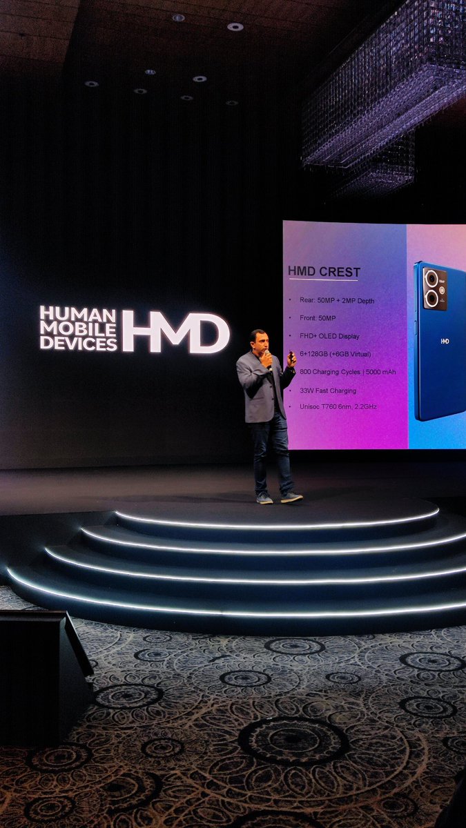 HMDdevicesIN's tweet image. Gautam Dhingra, Product and GTM Head, HMD India shares key insights from the HMD Crest presentation!

#HMD #HMDCrest #HumanMobileDevices