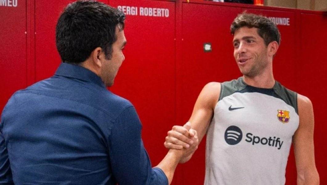 ❗️Deco considera que Sergi Roberto necesita formar parte de la plantilla, ya que puede jugar como lateral derecho, interior o centrocampista defensivo y su sueldo es bajo.

[Vía <a href="/sport/">Diario SPORT</a> ]