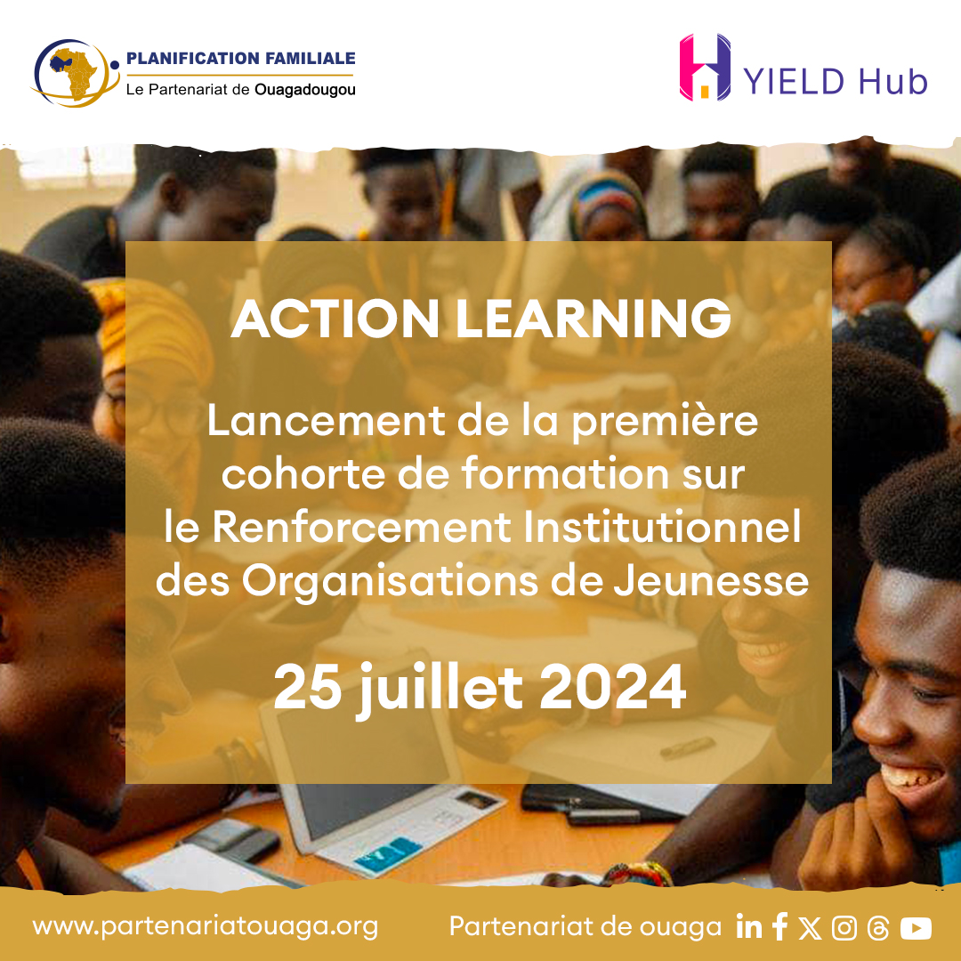 Lancement de notre 1ère cohorte de formation Action Learning avec <a href="/Hub_YIELD/">YIELD Hub</a> et les organisations des Points Focaux Jeunes du <a href="/POuagaPF/">Partenariat de Ouaga</a>! 

18 participants provenant de ces organisations discuteront des défis institutionnels et exploreront des solutions. Début ce jeudi 25 juillet