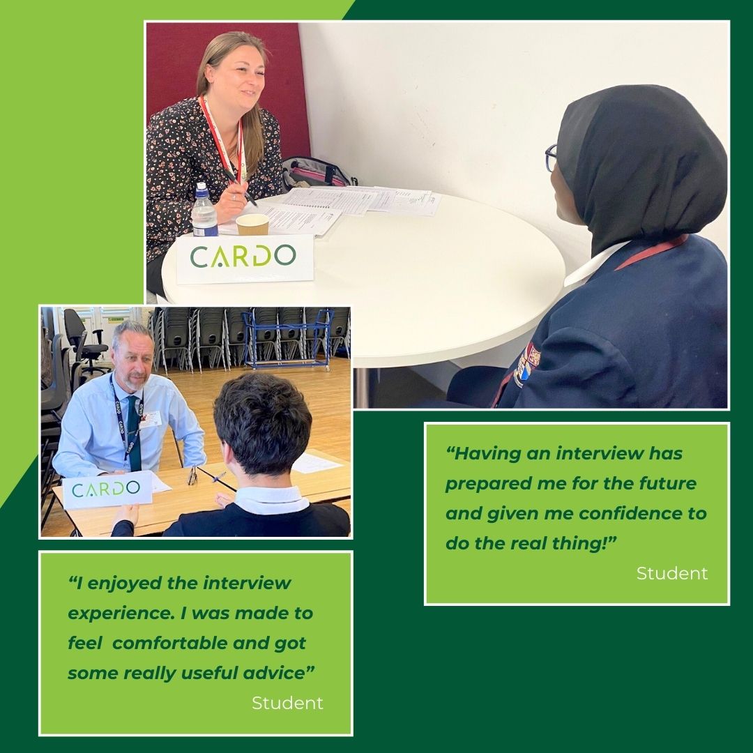 Cardo is dedicated to supporting young people’s career growth! In collaboration with @EPBKent, our team has provided mock interviews and presentations on careers. It’s vital to equip students with essential skills and confidence for their professional journeys!. #SkillsForLife