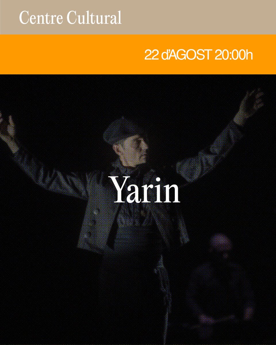 🟠 A l'#Ésdansa2024 de dijous gaudirem de #Yarin, on ens trobarem amb dos homes que miren i aprofundeixen des de la seva arrel com a forma de relacionar-se amb l'entorn a mans de <a href="/Jonmayasein/">Jon Maya</a> <a href="/AndresMarinFlam/">Andrés Marín</a>, acompanyats per Julen Achiary

ℹ️ Més info 👉esdansa.cat