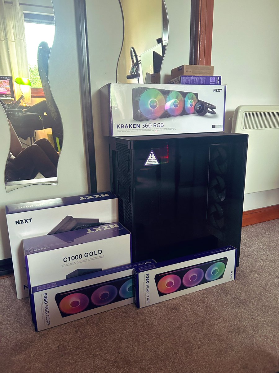 Feeling so excited about these PC parts sent to me by <a href="/NZXT/">NZXT</a> 🌈 My new build will be up and running soon all thanks to them.🥹 

A new PC has felt like an unachievable goal for a while now with all of the other fun ✨adult✨bills so I really am so grateful🙏🏻

 #gifted #sponsored