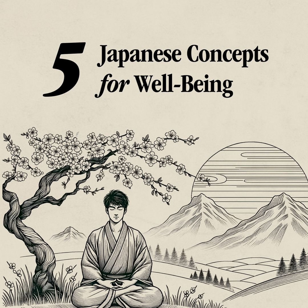 5 Japanese Concepts for Well-Being:

-thread-