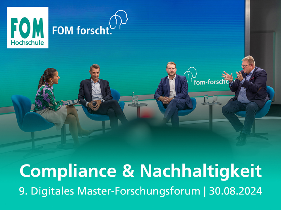#MasterThesis-Impulse exklusiv für #Studierende der #FOMHochschule – Forschungs- und Praxisexpertise zum Themenfeld „#Compliance &amp; #Nachhaltigkeit“ beim 9. Digitalen Master-Forschungsforum: fom-blog.de/2024/7/master-…. #FOMforscht #FOMMasterForschung | 📸 Tim Stender/FOM