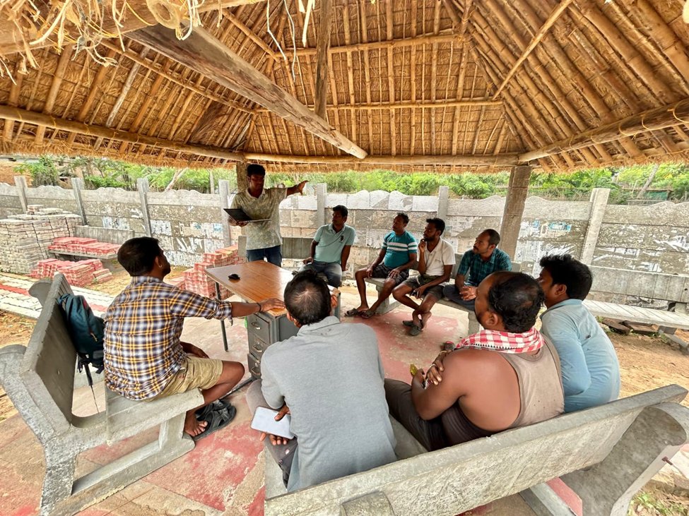 Charudutta's tweet photo. Action speaks loudest. Mangrove restoration, nursery. Strengthening bio diversity. Climate justice in Odisha. Chilika Ramsar site conservation. Technology/ICTs in Climate activism. Kudos to youth power, FIDR Soumya &amp; team. @UNFCCC @ClimateReality @RamsarConv @ICT4SDG @climate https://t.co/dL7uFyzSjD