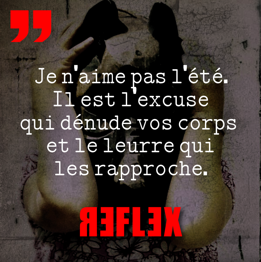Maud__Mayeras's tweet photo. "𝙹𝚎 𝚗'𝚊𝚒𝚖𝚎 𝚙𝚊𝚜 𝚕'𝚎́𝚝𝚎́. 𝙸𝚕 𝚎𝚜𝚝 𝚕'𝚎𝚡𝚌𝚞𝚜𝚎 𝚚𝚞𝚒 𝚍𝚎́𝚗𝚞𝚍𝚎 𝚟𝚘𝚜 𝚌𝚘𝚛𝚙𝚜 𝚎𝚝 𝚕𝚎 𝚕𝚎𝚞𝚛𝚛𝚎 𝚚𝚞𝚒 𝚕𝚎𝚜 𝚛𝚊𝚙𝚙𝚛𝚘𝚌𝚑𝚎."

🆁🅴🅵🅻🅴🆇 - 2013

@Ed_AnneCarriere @Pocket_Editions #thriller https://t.co/4UBXPwxpJS