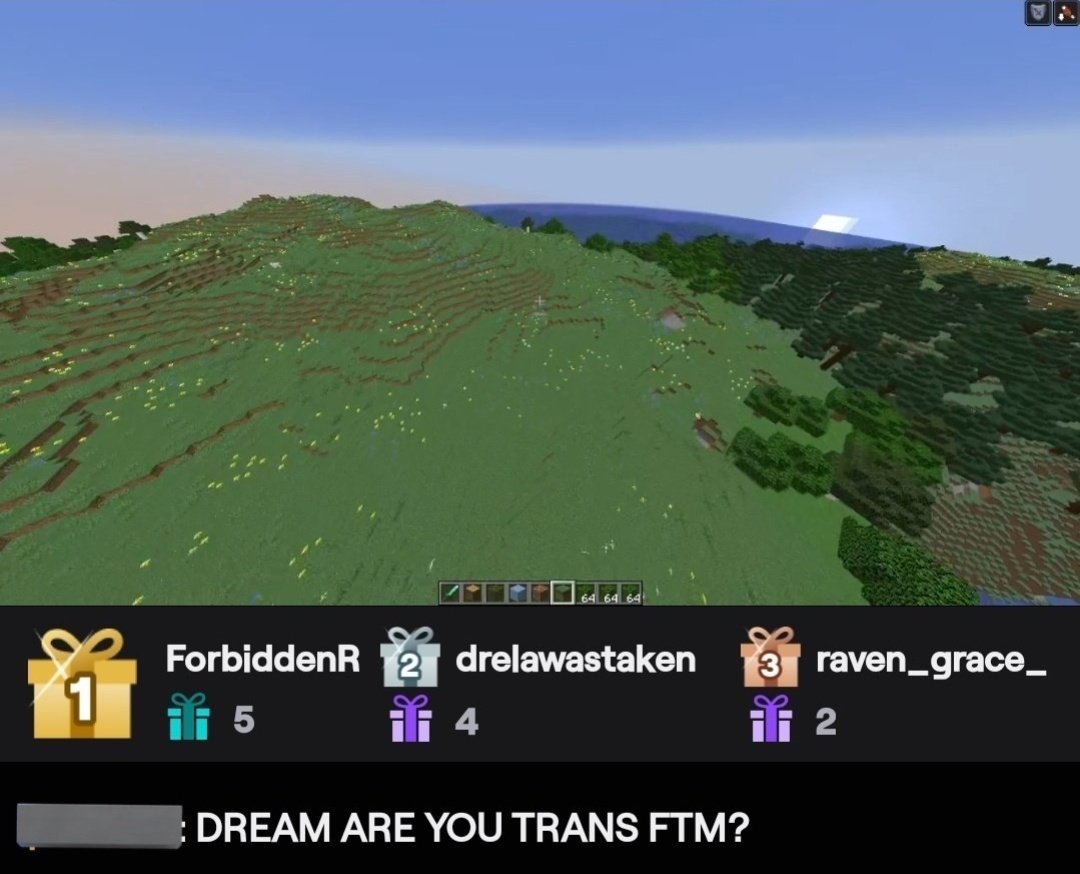 floradrolo's tweet image. dream never beating the trans allegation