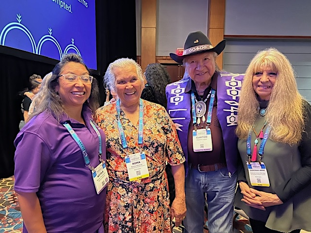 cbpatsisp's tweet image. The World Indigenous Suicide Prevention Conference on the Seneca Nation Lands in New York State. Wonderful to see Nicky Thompson (Seneca) Aunty Roma Winmar, Elder Clayton Logan (Seneca), and Aunty TJ at the WISPC 2024.#WISPC2024
Most appropriate that our respected Elders are…