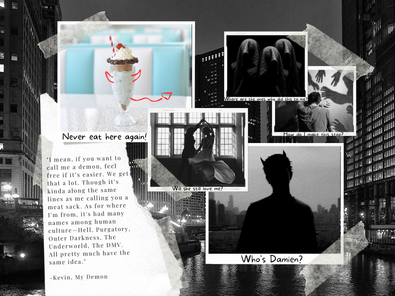 We all have our inner demons—Richard’s is an amateur. Possessed by Kevin, Richard must learn how a spiked milkshake brought them together and resolve a centuries old conflict. Can Richard conquer his inner demons, or be dragged down to Hell?  
#SmallPitch #A #NVL #F #UF #HU #MH