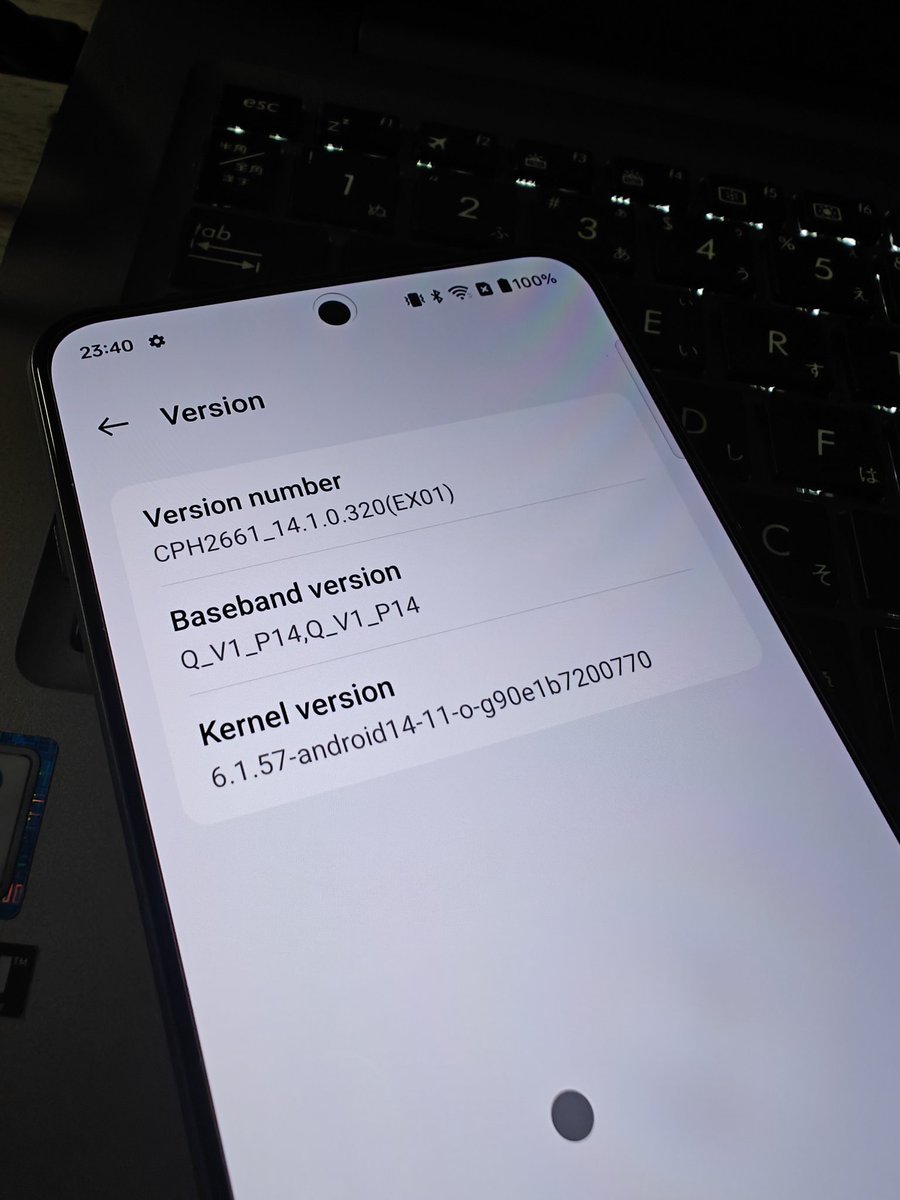 08_YZF_R1's tweet image. とりあえずインド版の全パーティションを焼いてマウス使ってセットアップしてみた
タッチパネルとカメラが使えない惜しすぎる
それ以上の不具合はめんどいので確認してない

#OnePlus #Ace3V #convert #Nord4