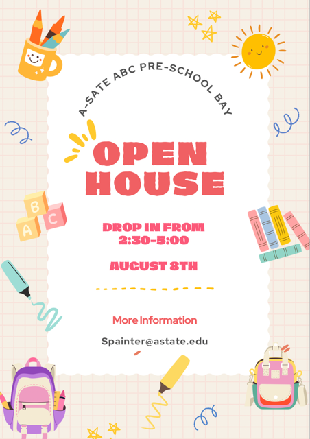 Preschool Open House information