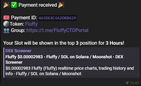 CTOFluffy's tweet photo. Cherry Trending for 3 hours Top 3 spot. Lets get this flufball to the moon!

#fluffy #solana #solcoins #memecoins #altcoins #altseason #memeseason #bullmarket #100kmc #incomming https://t.co/6OVJs1RMqv