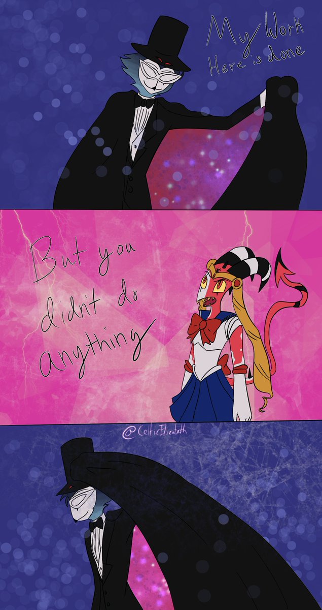 Day 4: Cosplay / Summer
Here's a meme, you're welcome

#stolitzDRESSupweek #stolitz #HelluvaBoss #HelluvaBossFanart #HelluvaBossBlitzø #HelluvaBossStolitz #HelluvaBossStolas