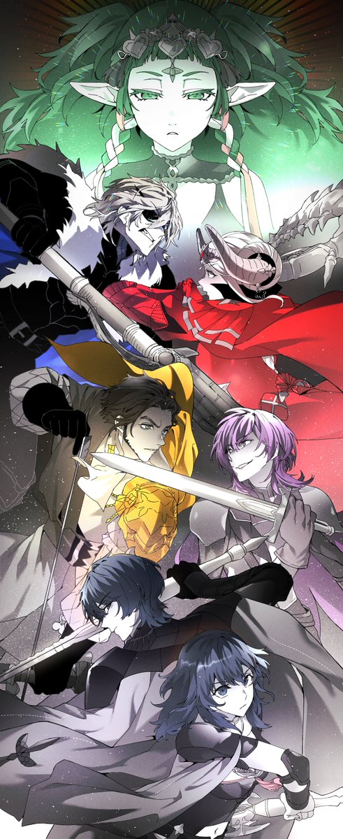 cdgm000's tweet photo. 5주년 축하합니다 🥳🥳🥳🥳

#FE風花雪月5周年 
#FE3H https://t.co/vufolnQLLI