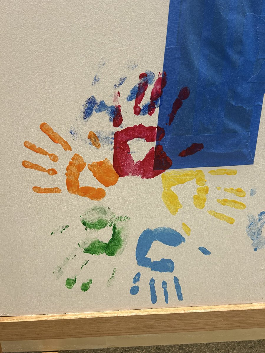 Tenbrink512's tweet photo. We are #ALLinSMSD ! We got a little messy, got the creative juices flowing, and had a lot of fun kicking off leadership retreat today! @theSMSD https://t.co/THvl7uxBcO
