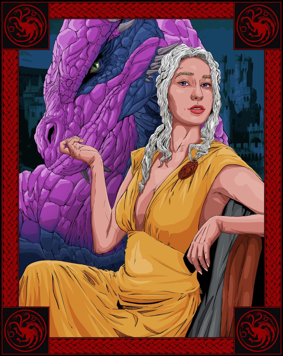 zeynep 🐉 in her targaryen era tweet media