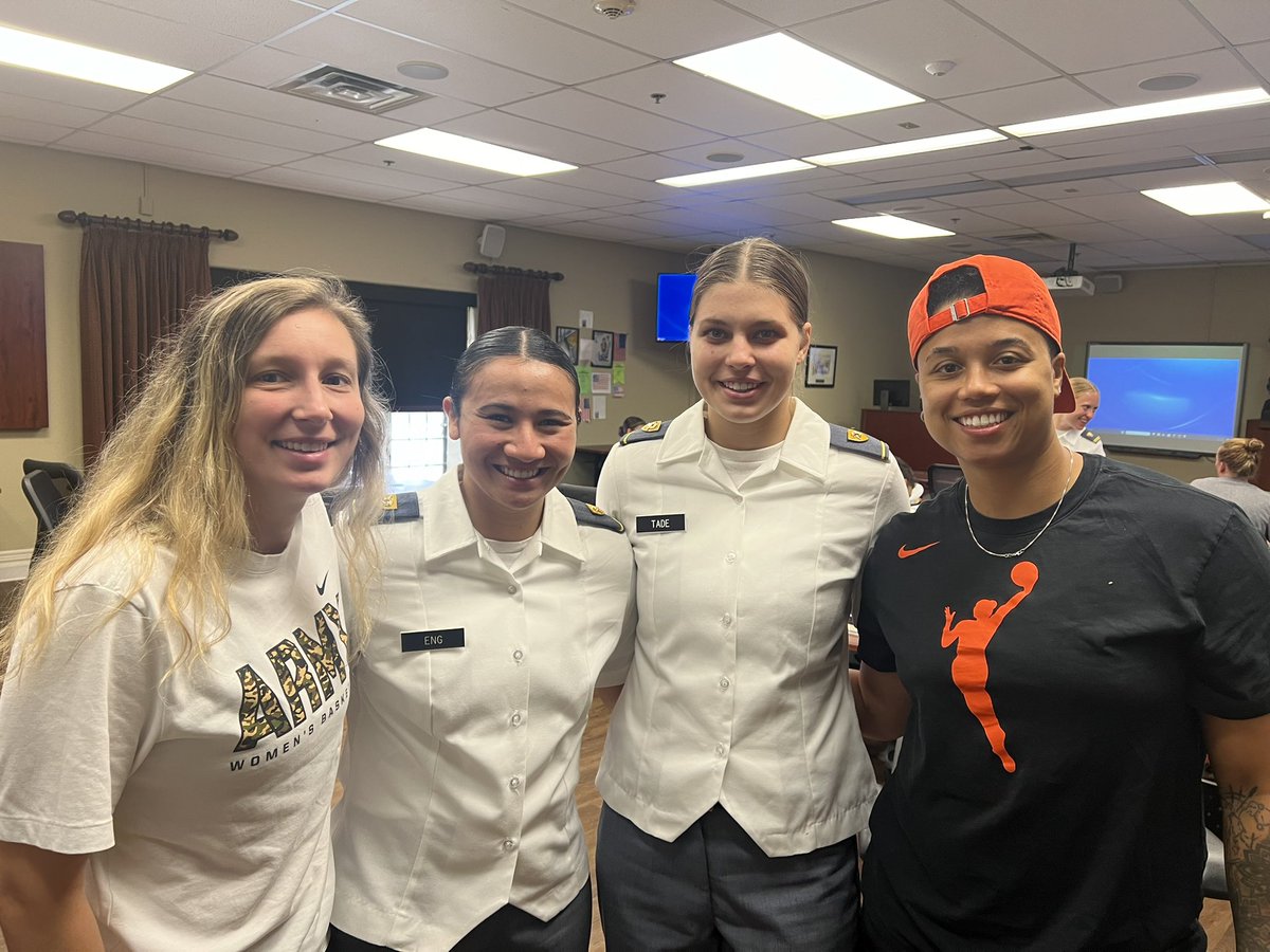 Brit_Aik3ns's tweet image. Coach Brie and I were fortunate to watch cadet athletes, Anna &amp;amp; Cam, present their Minimum Viable Products this morning! Anna’s was Integrated and Networked Small Unit Lethality while Cam’s was Soldier System Shooting Performance! ⚔️ So proud 🤩

#GoArmy | #NRT | #NoExcuses