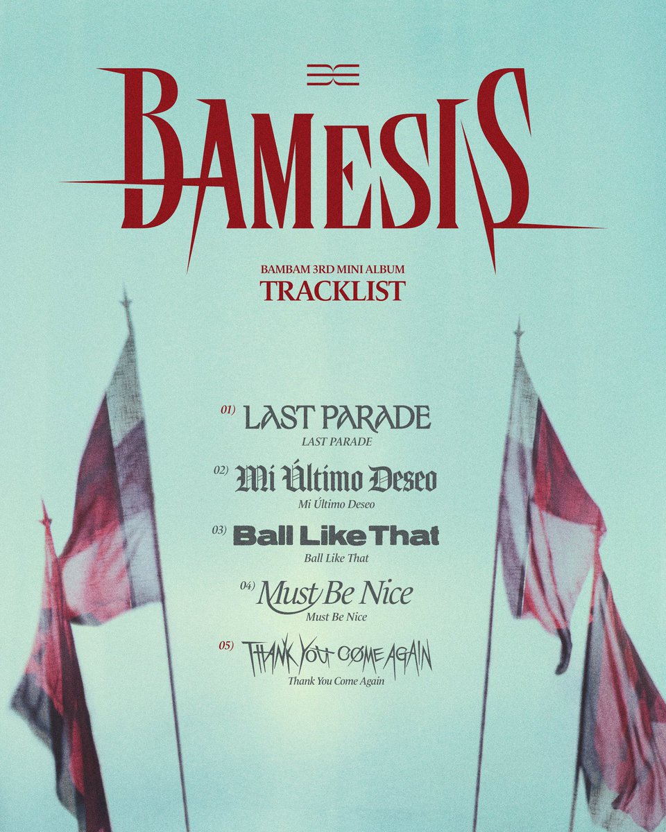 IamTantane's tweet photo. ก็จัด title 2 เพลงไปเลยสิคะ

 #BAMESIS_TRACKLIST https://t.co/5fWS8QI26b