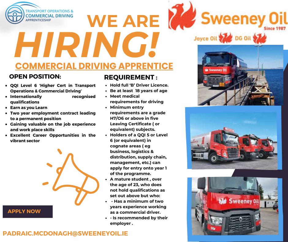 Commercial Driving Apprenticeship tweet media
