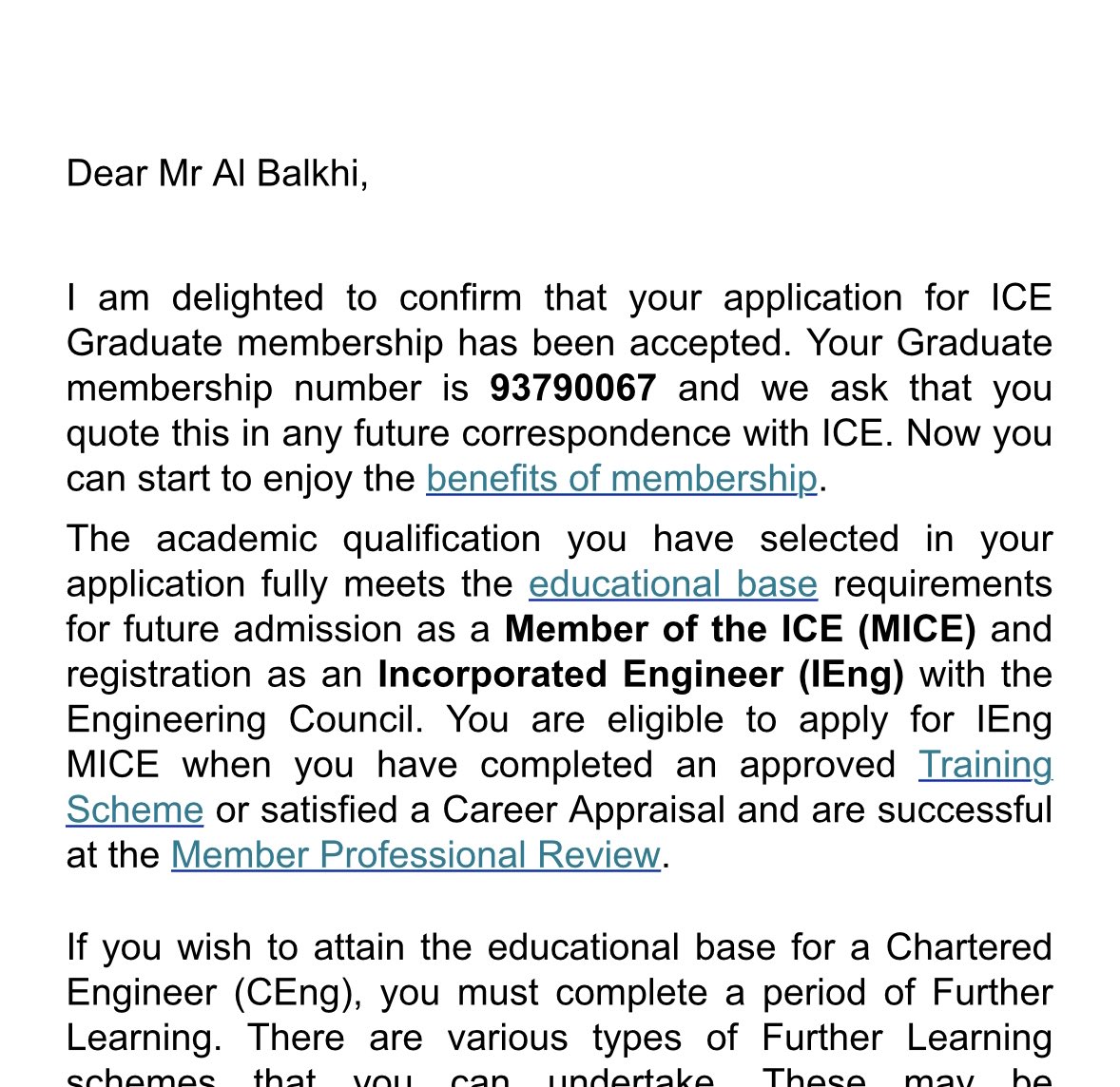 مبروك المهندس <a href="/BalkhiNezar/">Nezar Al Balkhi</a> عضوية هئية المهندسين البريطانيين .. 🎉🎉