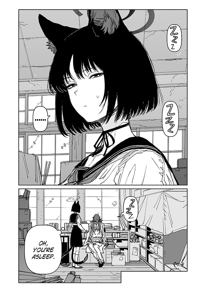 RDE91182886's tweet photo. Kikyou and Sensei Manga (1/2)
翻訳/Translated by @CatNipHoarder https://t.co/ma3maAHqZK