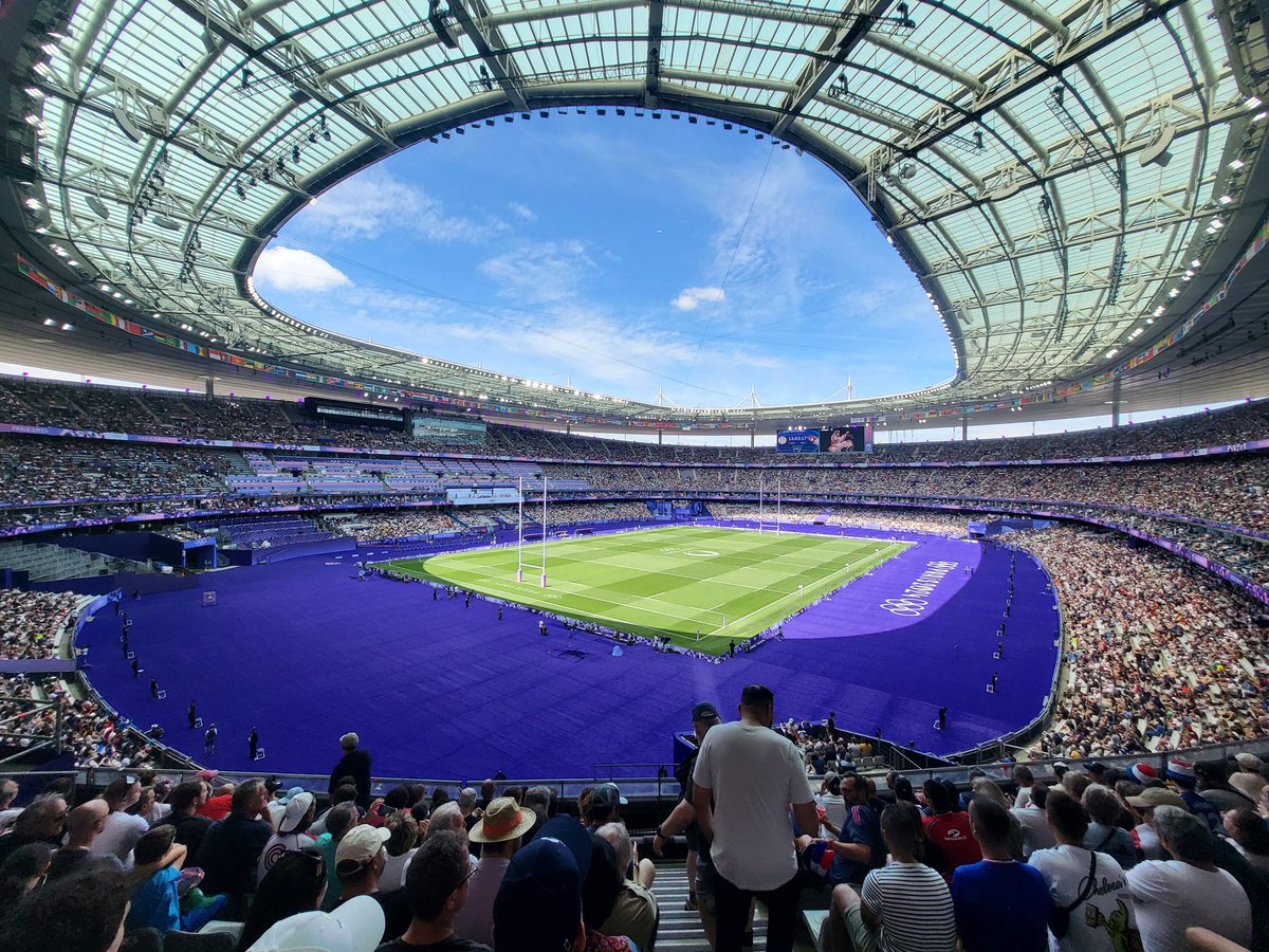panamoscope's tweet photo. Le stade de France configuration JO ça pète la classe ! https://t.co/DKqk9UIOC5