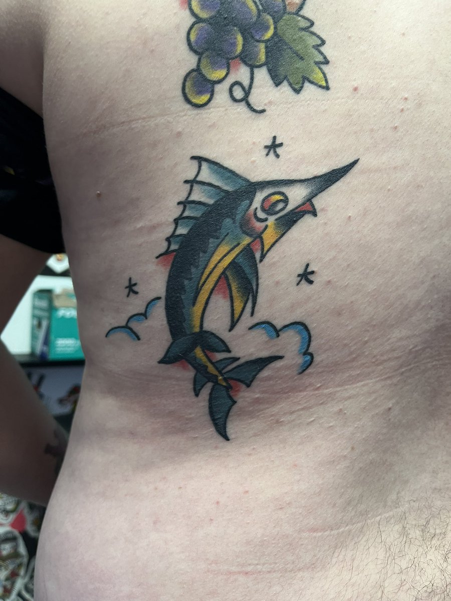 95cudder's tweet photo. Some new flash!!! Follow my ig page for more @slowpoked_diego
And one of the most recent tattoos I did plus a healed swordfish https://t.co/UUcMZ4pZKd