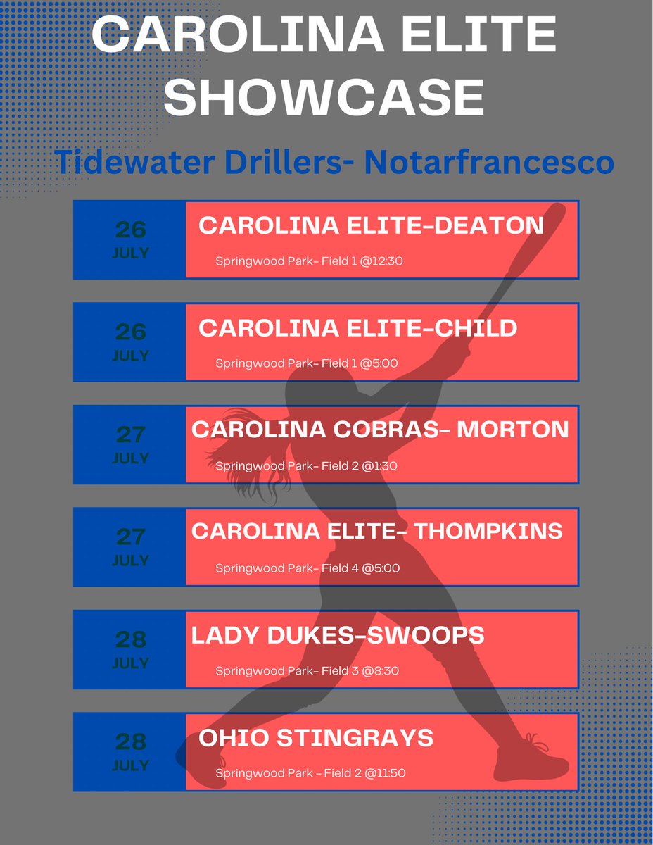 Looking forward to the weekend in Burlington! See y'all there! <a href="/GCPrideSoftball/">Greensboro Softball</a> <a href="/coachmere_16/">Meredith Mills</a> <a href="/VWUSOFTBALL/">Va Wesleyan Softball</a> <a href="/ElliottSaysWhat/">Brandon Elliott</a> <a href="/softballferrum/">Ferrum Softball</a> <a href="/Coachjosh8/">coach josh 🥎</a>