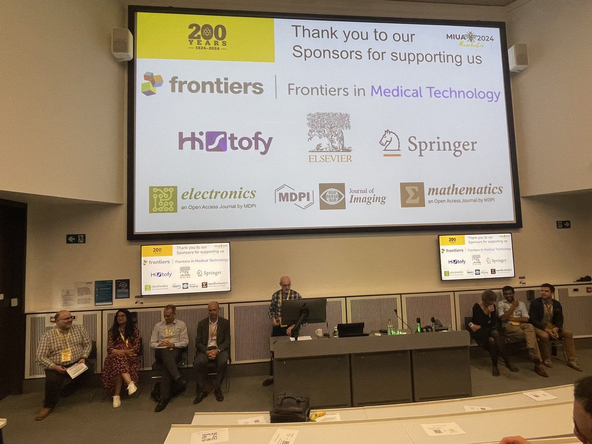 MIUA2025 (@miua2025) on Twitter photo 🙏 A huge thank you to our sponsors for making MIUA 2024 possible! Your support is invaluable in advancing innovation and research in medical imaging. 🌟 #MIUA2024 #Sponsors #Innovation
<a href="/FrontiersIn/">Frontiers</a> @histofy_ai <a href="/SpringerNature/">Springer Nature</a> <a href="/ElectronicsMDPI/">Electronics MDPI</a> <a href="/J_Imaging_MDPI/">J. Imaging</a> <a href="/MDPIOpenAccess/">MDPI</a> 🙏 A huge thank you to our sponsors for making MIUA 2024 possible! Your support is invaluable in advancing innovation and research in medical imaging. 🌟 #MIUA2024 #Sponsors #Innovation
<a href="/FrontiersIn/">Frontiers</a> @histofy_ai <a href="/SpringerNature/">Springer Nature</a> <a href="/ElectronicsMDPI/">Electronics MDPI</a> <a href="/J_Imaging_MDPI/">J. Imaging</a> <a href="/MDPIOpenAccess/">MDPI</a>