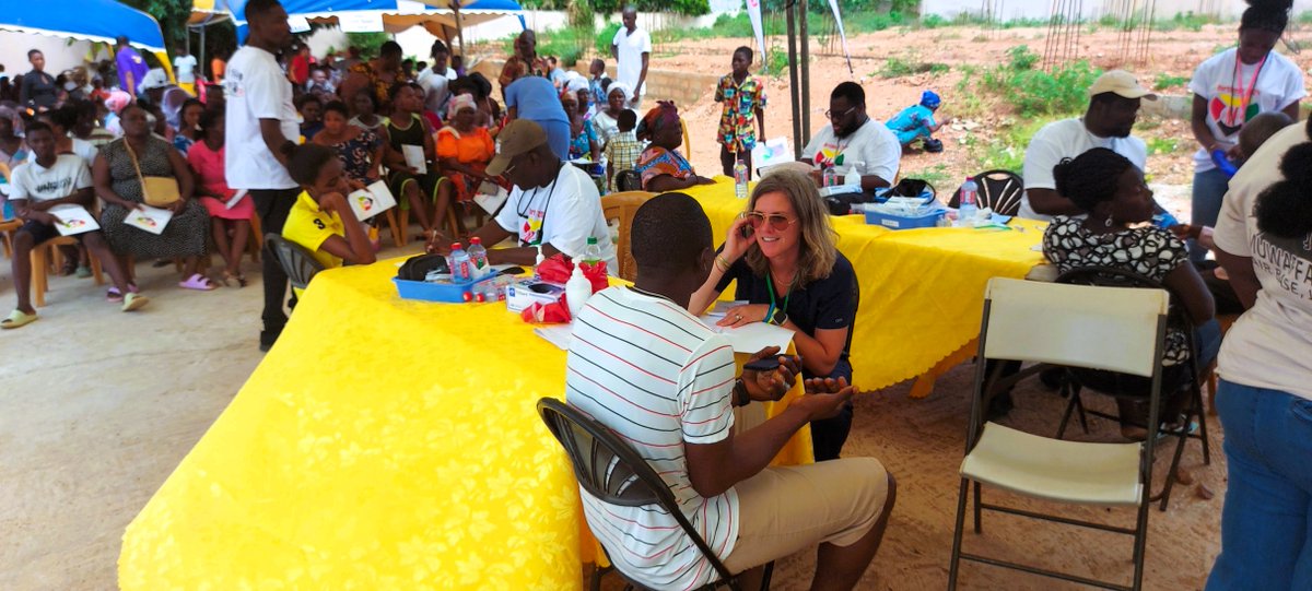 KLOMOfficial's tweet photo. Over 2,500 people have benefited from the 5-day medical outreach organised by West Accra Region of the #KLoM, under the auspices of #MAREDES, in collaboration with Ghana Medical Relief, an NGO based in Philadelphia.  The exercise ends tomorrow, 26 July 2024. https://t.co/PXIsphWsPs