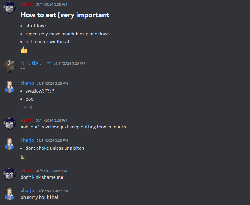 MadC134's tweet photo. We're just a bunch of silly billies. Join the discord!
*link in bio https://t.co/slqnWluDWe