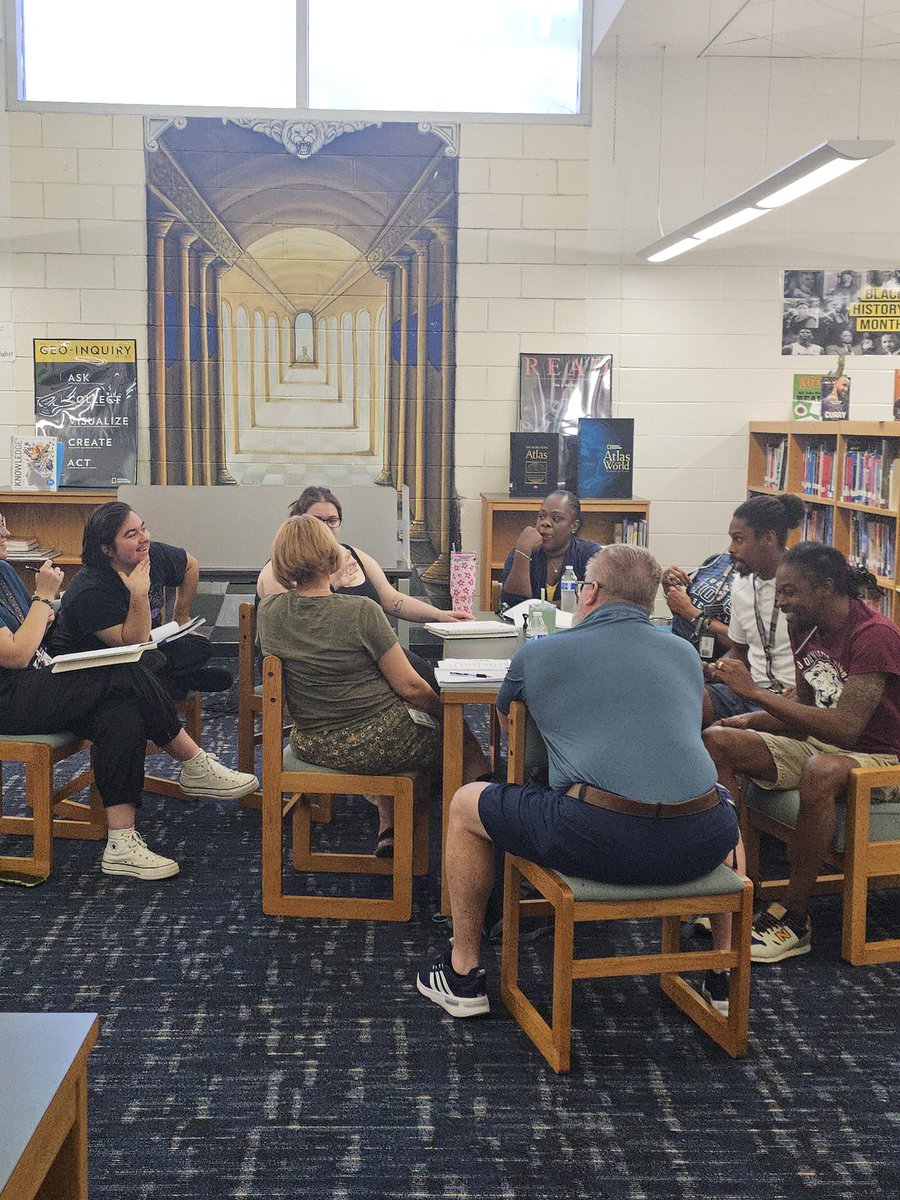 CaitlinBoyd21's tweet image. We&apos;re excited to see our teachers eager to dive into our &quot;conditions for learning&quot; day one of pre-planning and get into LION MODE! Great things are happening at the Lue! @LuellaMS_HCS #TheCouragetoLeadandLearn #DoingWhatsBestForKids #LionPride