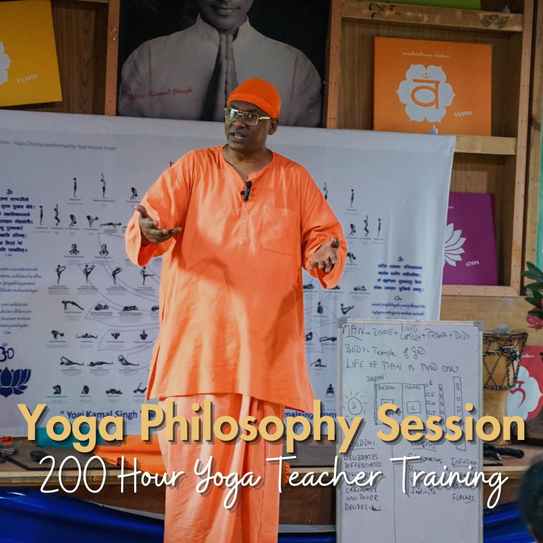 tattvaayoga's tweet photo. Dive deep into the ancient teachings of Yog Philosophy with our 200-hour Yoga Teacher Training in the heart of Rishikesh at Tattvaa Yogashala. Our philosophy sessions are designed to enrich your understanding and elevate your practice. https://t.co/t2kZDo24Na