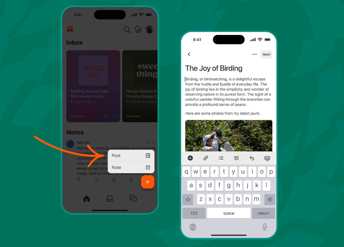 On peut désormais écrire un post depuis l'application mobile Substack.
Avant, il fallait absolument se connecter sur un ordi.

Dorénavant, on peut tout faire depuis son iPhone.
(La version Android arrive bientôt).

Plus d'excuses pour lancer sa newsletter !