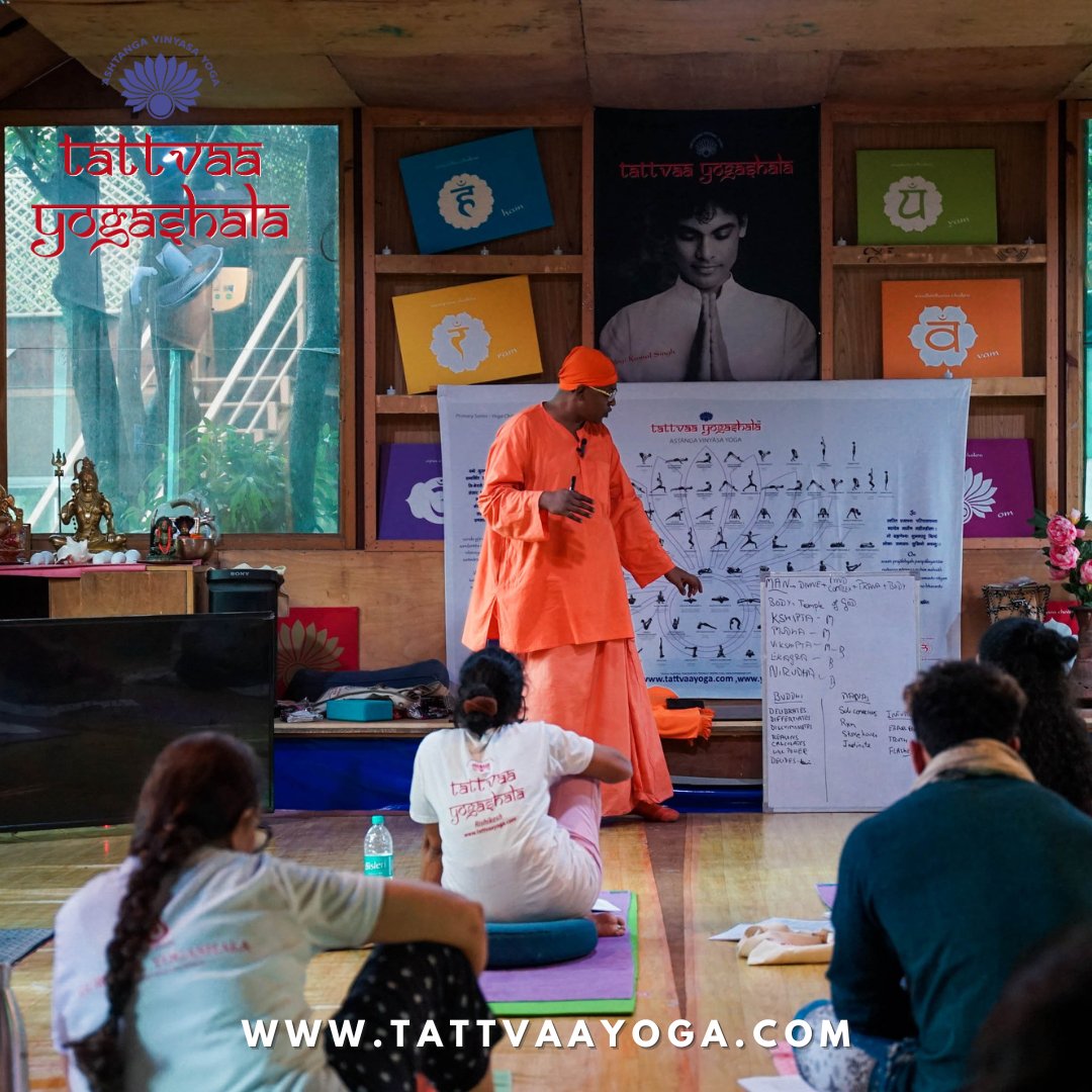 tattvaayoga's tweet photo. Dive deep into the ancient teachings of Yog Philosophy with our 200-hour Yoga Teacher Training in the heart of Rishikesh at Tattvaa Yogashala. Our philosophy sessions are designed to enrich your understanding and elevate your practice. https://t.co/t2kZDo24Na