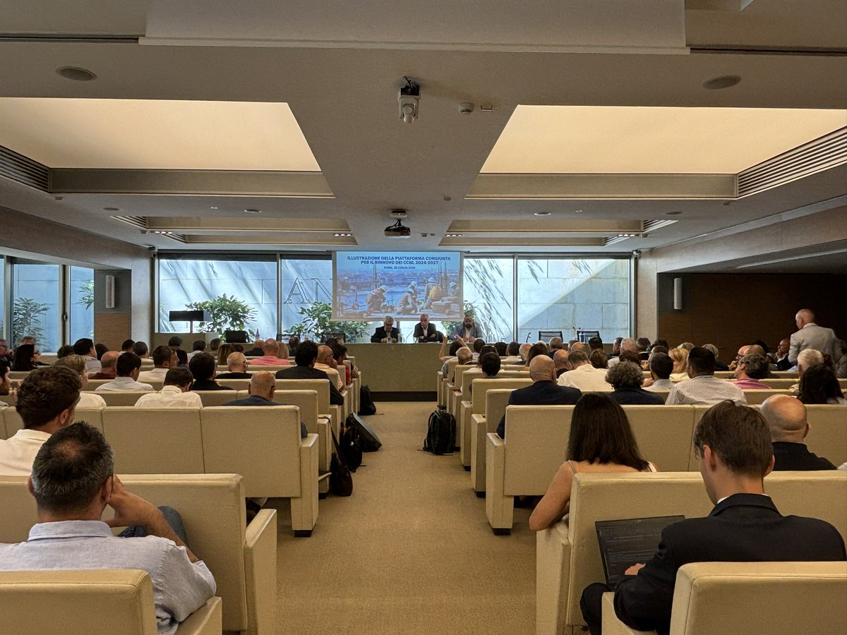 Presentata oggi in #Ance alle associazioni datoriali la piattaforma congiunta per il rinnovo del contratto collettivo nazionale dell’edilizia 2024-2027