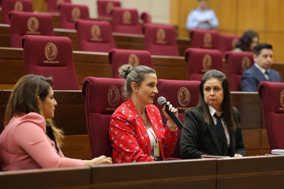 La senadora <a href="/lizarellapy/">Lizarella Valiente</a> pdta de la Comisión de la Familia, Niñez, Adolescencia y Juventud, encabeza el análisis y proceso de elaboración del anteproyecto de Ley “Que crea unidades especializadas en hechos punibles contra niños y adolescentes" en la sala de sesiones del Senado
