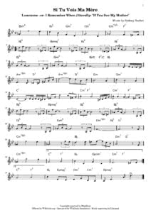 LibrarySheet's tweet image. Sidney Bechet Si Tu Vois Ma Mère (Easy Piano Solo arr. sheet music)

youtu.be/RblCF6sf7V8 ##SMLPDF #noten #partitionmusicale #partitura #sheetmusicdownload #sheetmusicscoredownloadpartiturapartitionspartitinoten楽譜망할음악ноты
sheetmusiclibrary.website/2024/07/25/sid…