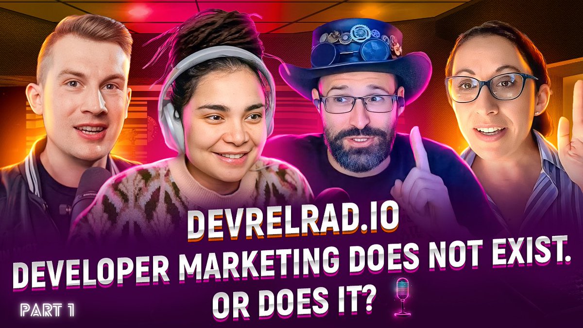 🚀The 1st part of our episode with Katie Miller's live Katie shatters the myth that "Developer Marketing does not exist" &amp; reveals why bad marketing's the real problem. Discover why developers hate being marketed to &amp; how authenticity can make a difference youtube.com/watch?v=qBYQ3T…