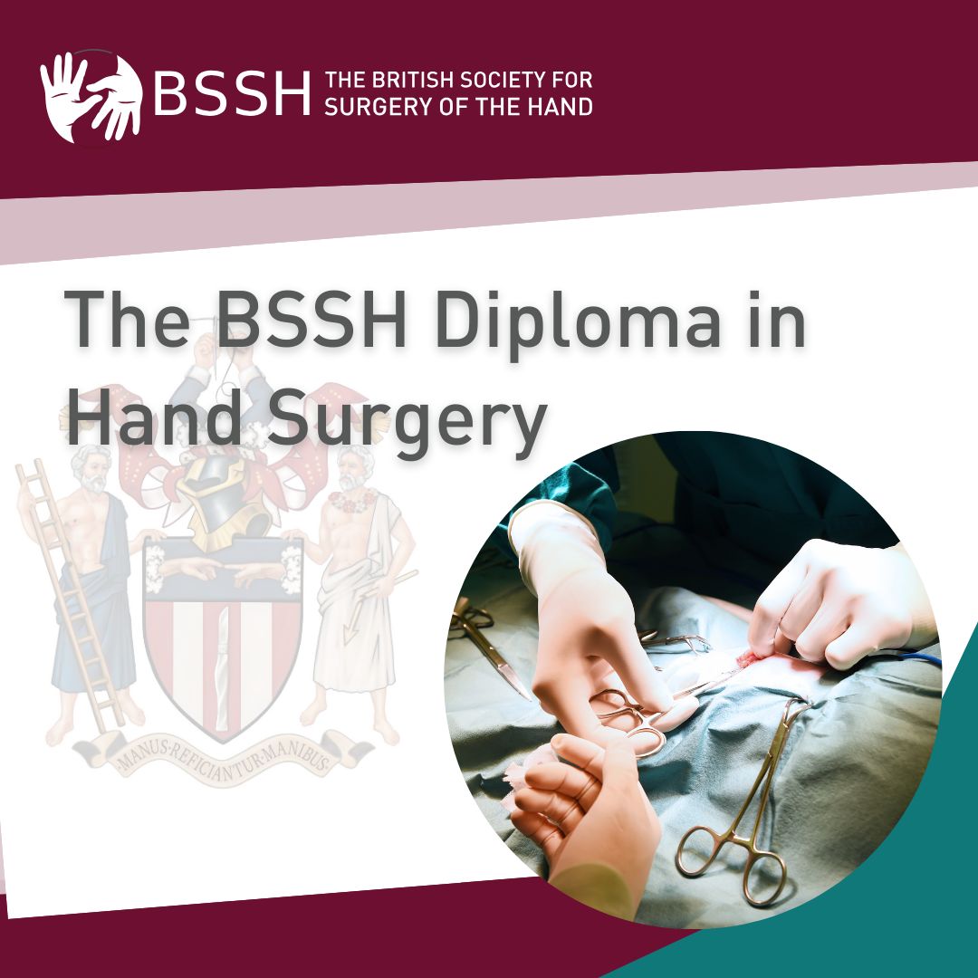 What is the BSSH Hand diploma?

The Diploma in Hand Surgery is a course of study aimed at senior plastic &amp; orthopaedic trainees/young consultants to build expertise for life as a consultant Hand Surgeon.

Find out more on the BSSH Hand Diploma course here: buff.ly/3QjZ1Kr